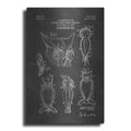 Luxe Metal Art 'Scarecrow Owl Blueprint Patent Chalkboard' Metal Wall Art