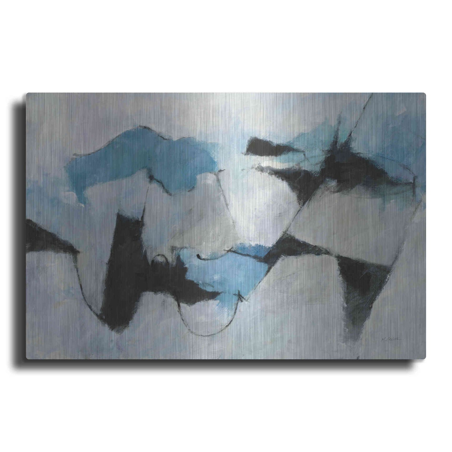 Luxe Metal Art 'Shadow Of Winter' by Mike Schick, Metal Wall Art