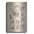 Luxe Metal Art 'Scarecrow Owl Blueprint Patent Parchment' Metal Wall Art