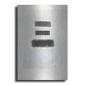 Luxe Metal Art 'Blackout' by Mike Schick, Metal Wall Art