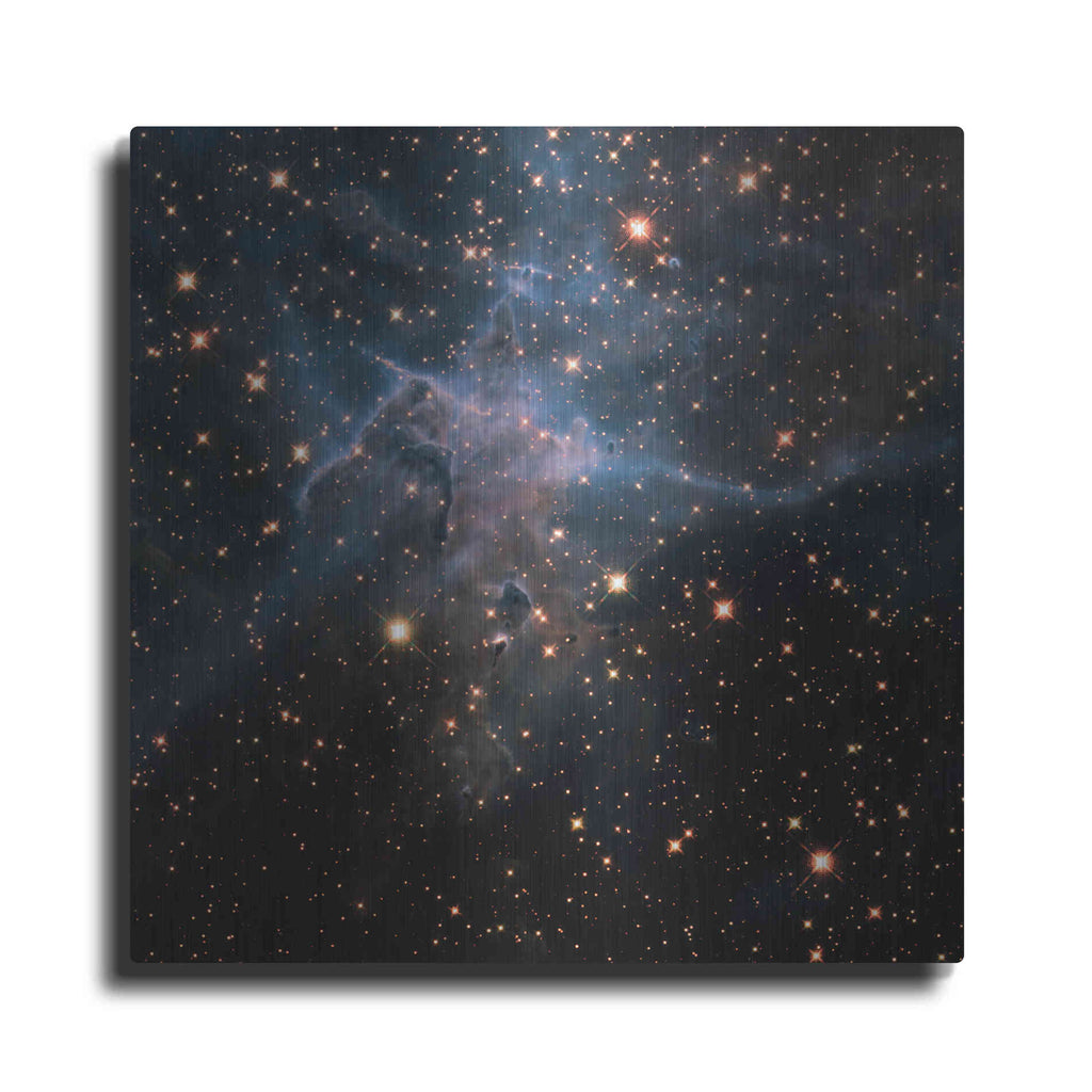 Luxe Metal Art 'Mystic Mountain Infrared' Hubble Space Telescope Metal Wall Art