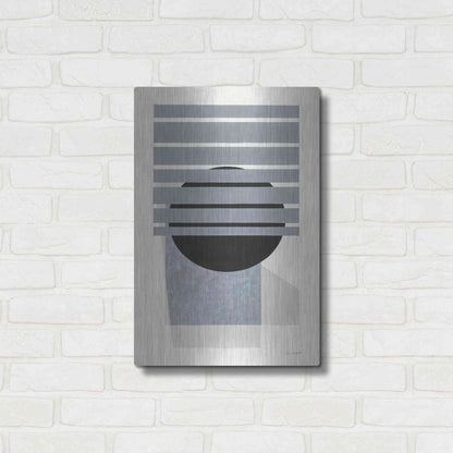 Luxe Metal Art 'Full Moon II' by Mike Schick, Metal Wall Art,16x24