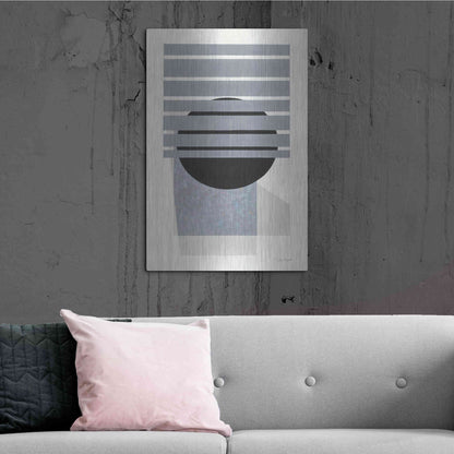 Luxe Metal Art 'Full Moon II' by Mike Schick, Metal Wall Art,24x36