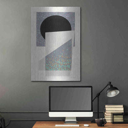 Luxe Metal Art 'Full Moon I V2' by Mike Schick, Metal Wall Art,24x36