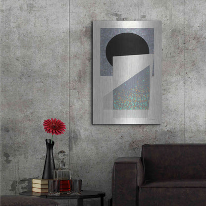 Luxe Metal Art 'Full Moon I V2' by Mike Schick, Metal Wall Art,24x36