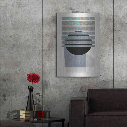 Luxe Metal Art 'Full Moon II V2' by Mike Schick, Metal Wall Art,24x36