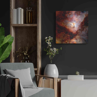 Luxe Metal Art 'Dark Nebulae' Hubble Space Telescope Metal Wall Art,24x24