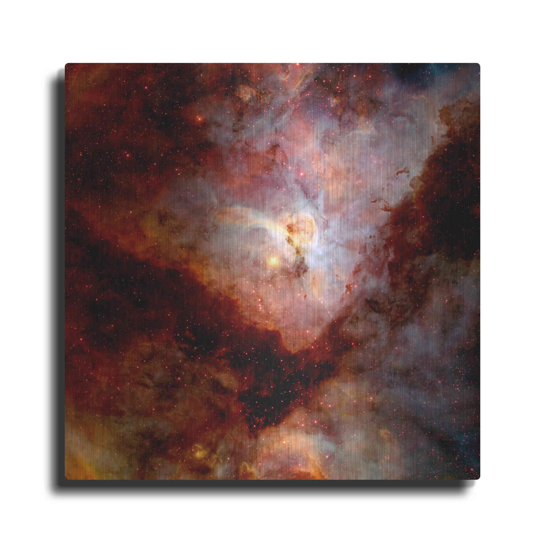 Luxe Metal Art 'Dark Nebulae' Hubble Space Telescope Metal Wall Art