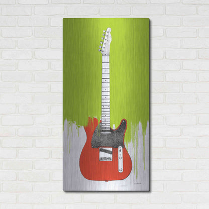 Luxe Metal Art 'Garage Band I Paint' by Mike Schick, Metal Wall Art,24x48