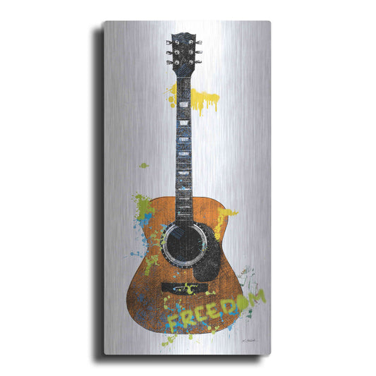 Luxe Metal Art 'Garage Band II Graffiti' by Mike Schick, Metal Wall Art