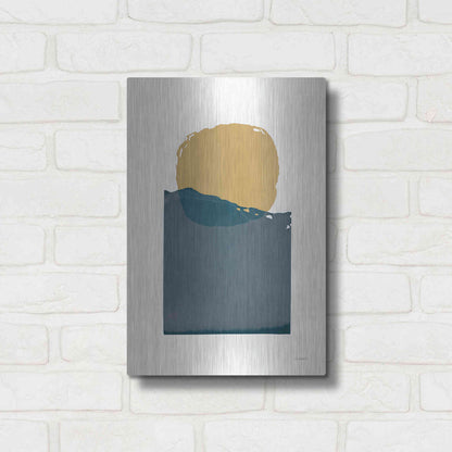 Luxe Metal Art 'Buoyant Dark' by Mike Schick, Metal Wall Art,12x16