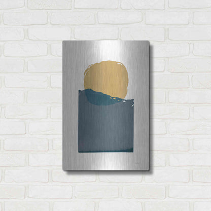 Luxe Metal Art 'Buoyant Dark' by Mike Schick, Metal Wall Art,16x24