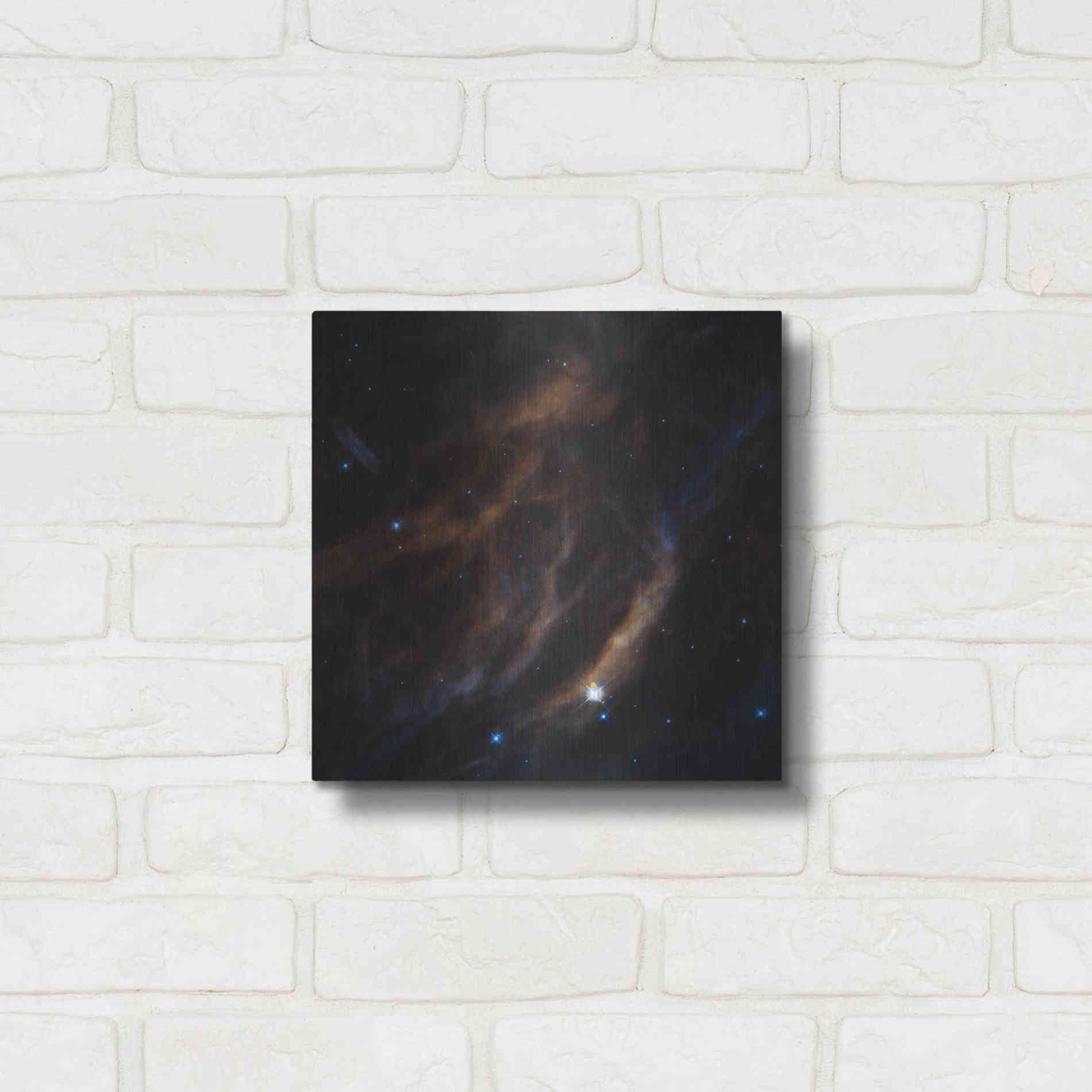 Luxe Metal Art 'Within Canis Majoris' Hubble Space Telescope Metal Wall Art,12x12