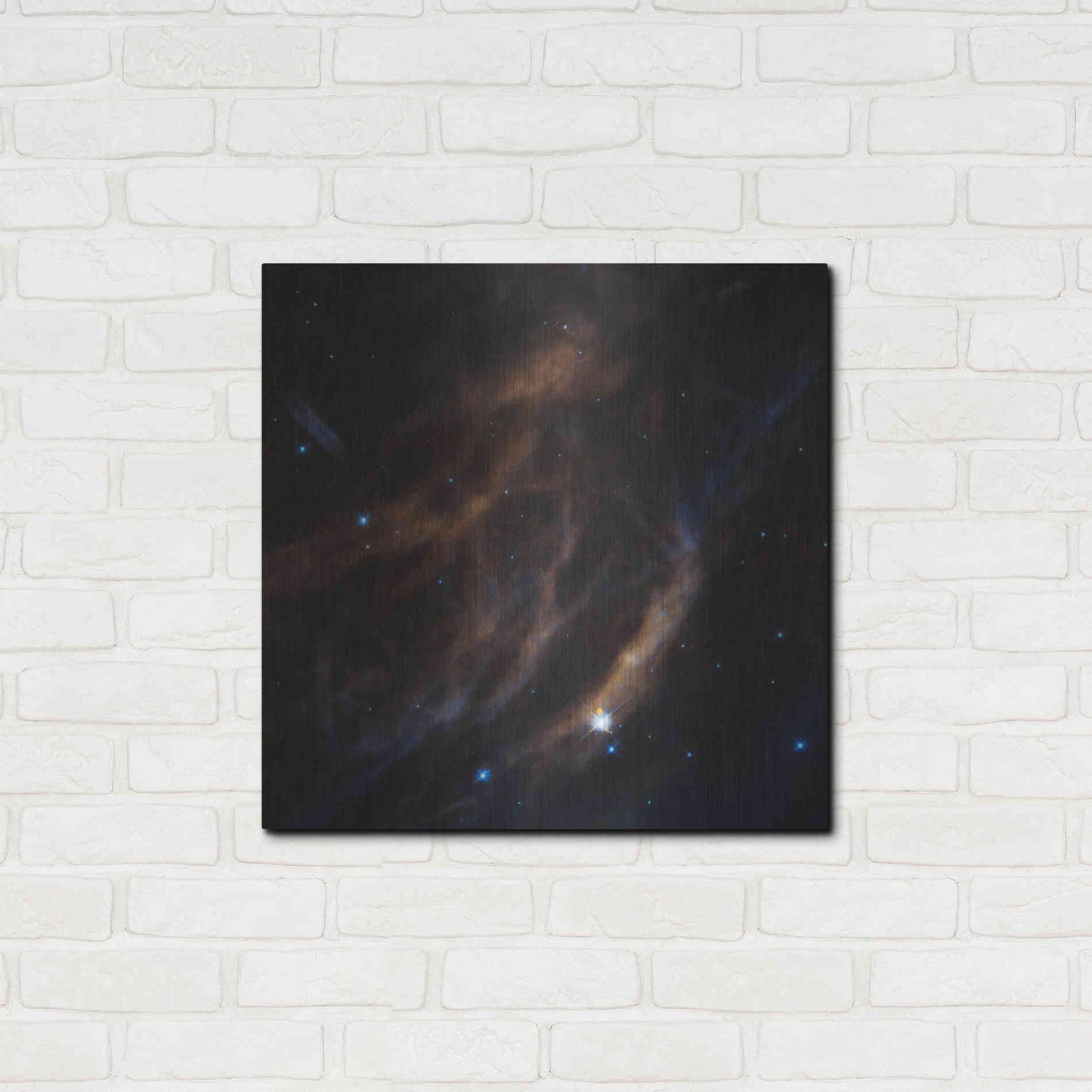 Luxe Metal Art 'Within Canis Majoris' Hubble Space Telescope Metal Wall Art,24x24