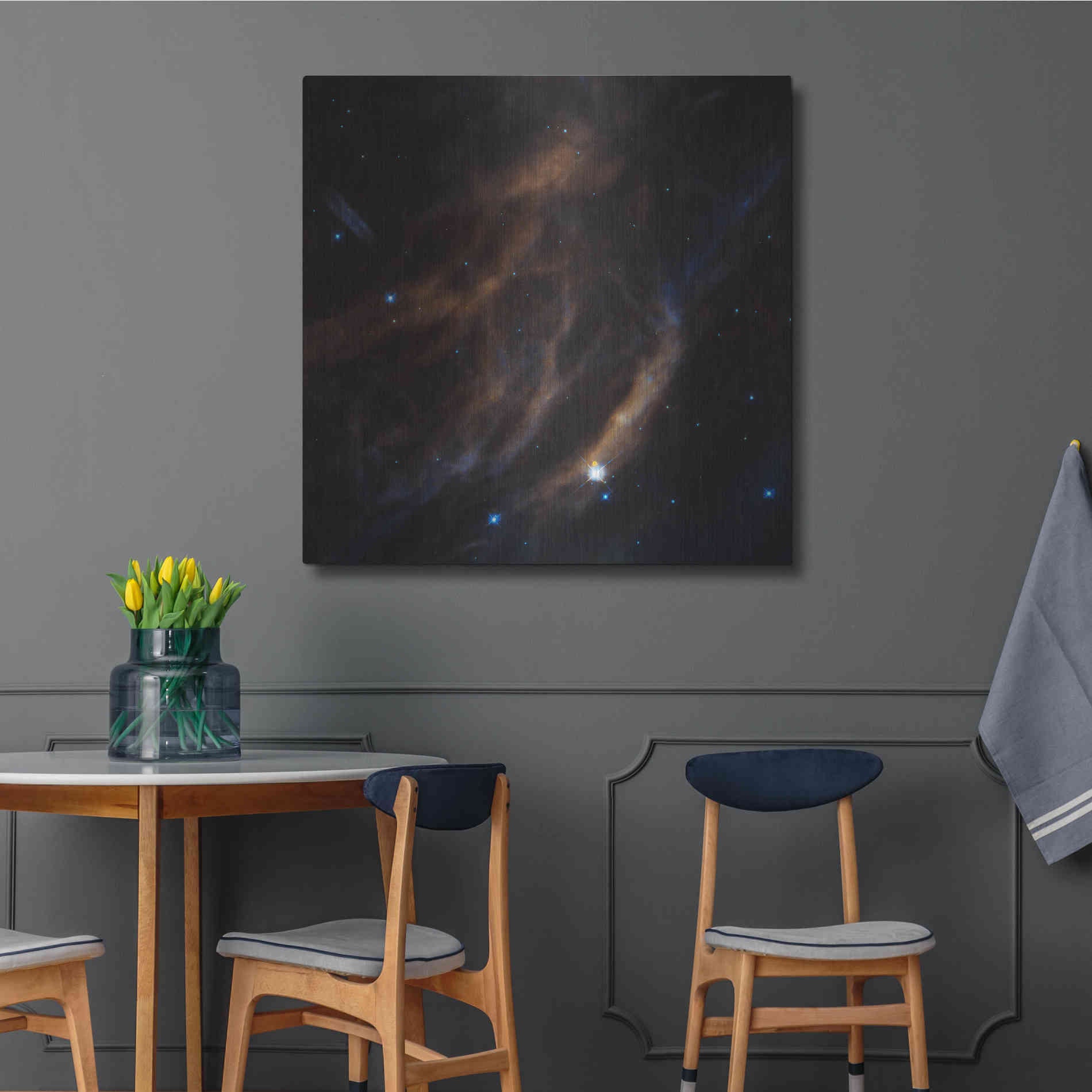 Luxe Metal Art 'Within Canis Majoris' Hubble Space Telescope Metal Wall Art,36x36