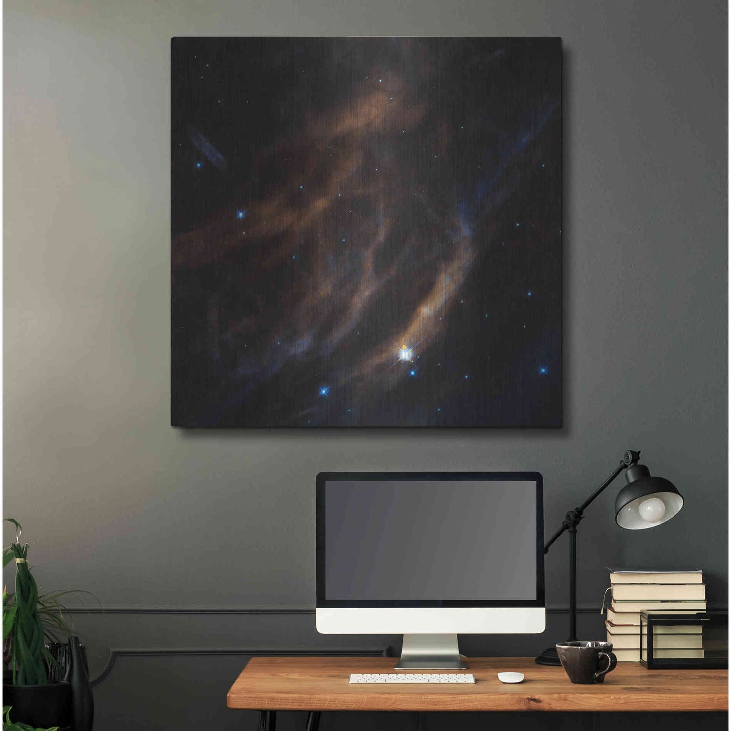 Luxe Metal Art 'Within Canis Majoris' Hubble Space Telescope Metal Wall Art,36x36