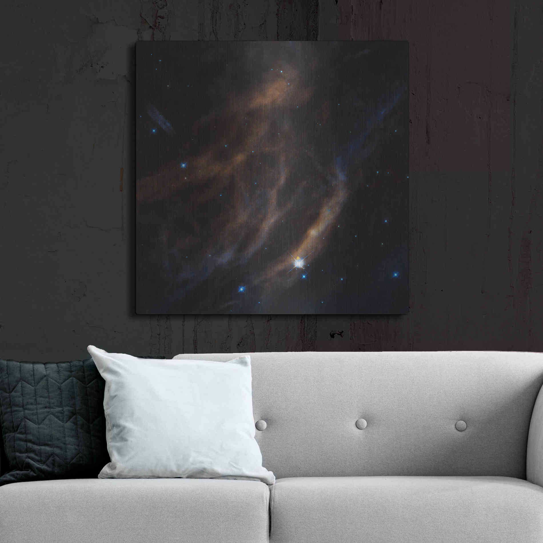 Luxe Metal Art 'Within Canis Majoris' Hubble Space Telescope Metal Wall Art,36x36