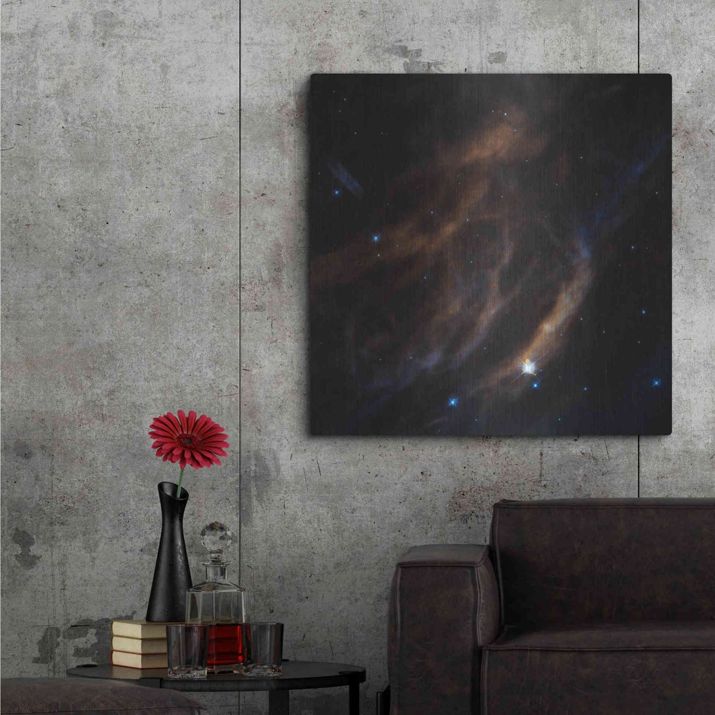 Luxe Metal Art 'Within Canis Majoris' Hubble Space Telescope Metal Wall Art,36x36