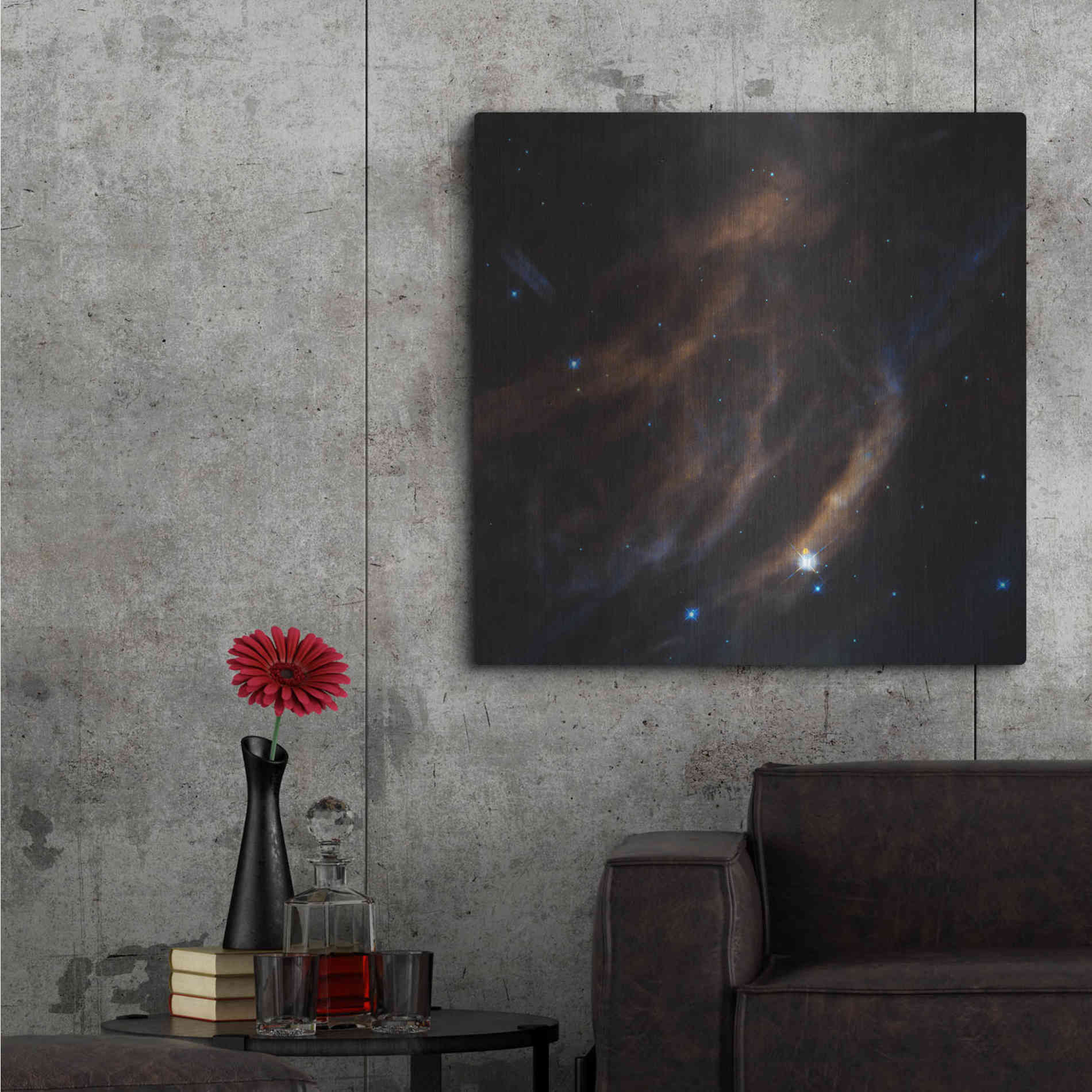Luxe Metal Art 'Within Canis Majoris' Hubble Space Telescope Metal Wall Art,36x36