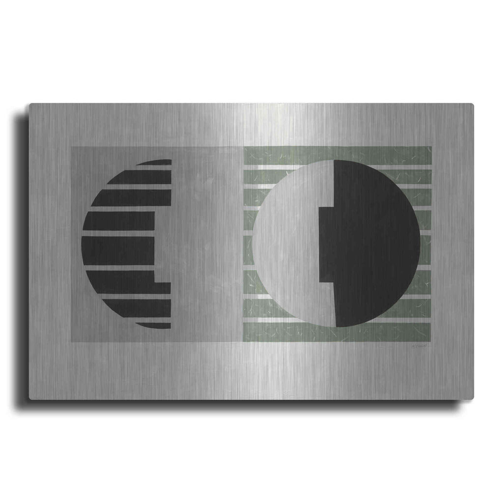 Luxe Metal Art 'Latitude Sage' by Mike Schick, Metal Wall Art