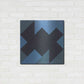 Luxe Metal Art 'Triangles II' by Mike Schick, Metal Wall Art,24x24