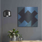 Luxe Metal Art 'Triangles II' by Mike Schick, Metal Wall Art,24x24