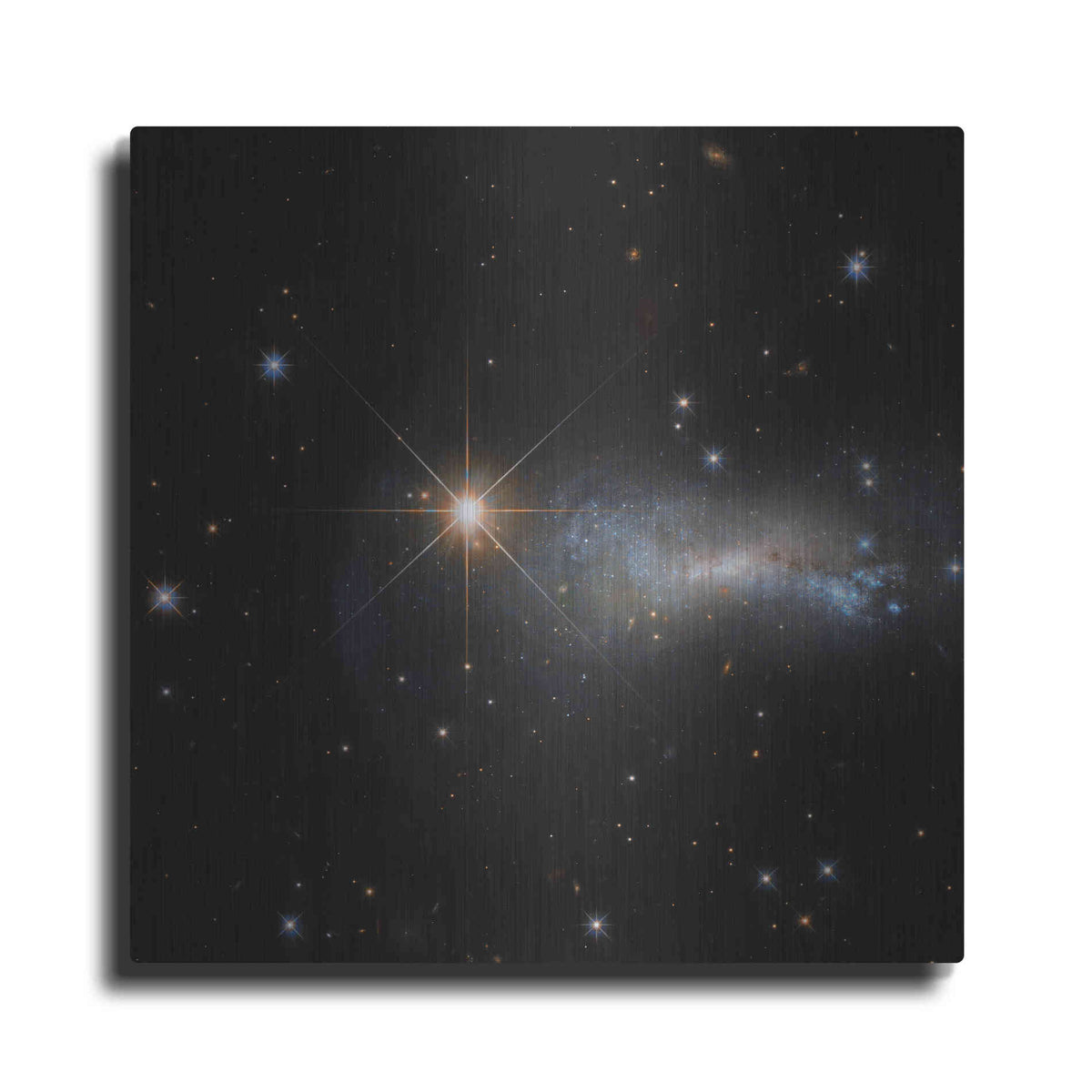 Luxe Metal Art 'Outshine' Hubble Space Telescope Metal Wall Art