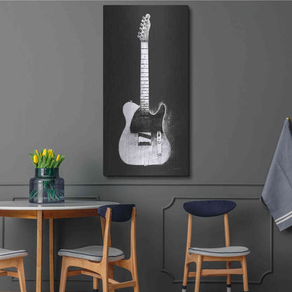 Luxe Metal Art 'Garage Band I Wb' by Mike Schick, Metal Wall Art,24x48