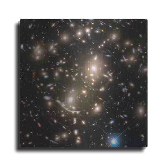 Luxe Metal Art 'Abell 370' Hubble Space Telescope Metal Wall Art
