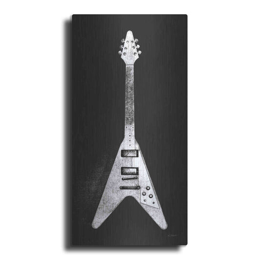 Luxe Metal Art 'Garage Band III Wb' by Mike Schick, Metal Wall Art