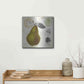 Luxe Metal Art 'Pear Notes' by Studio Mousseau, Metal Wall Art,12x12