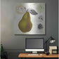 Luxe Metal Art 'Pear Notes' by Studio Mousseau, Metal Wall Art,36x36