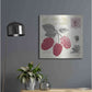 Luxe Metal Art 'Raspberry Notes' by Studio Mousseau, Metal Wall Art,24x24