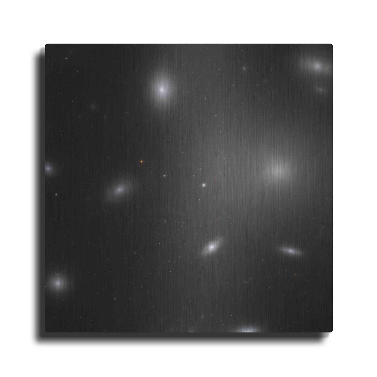 Luxe Metal Art 'NGC 4874' Hubble Space Telescope Metal Wall Art