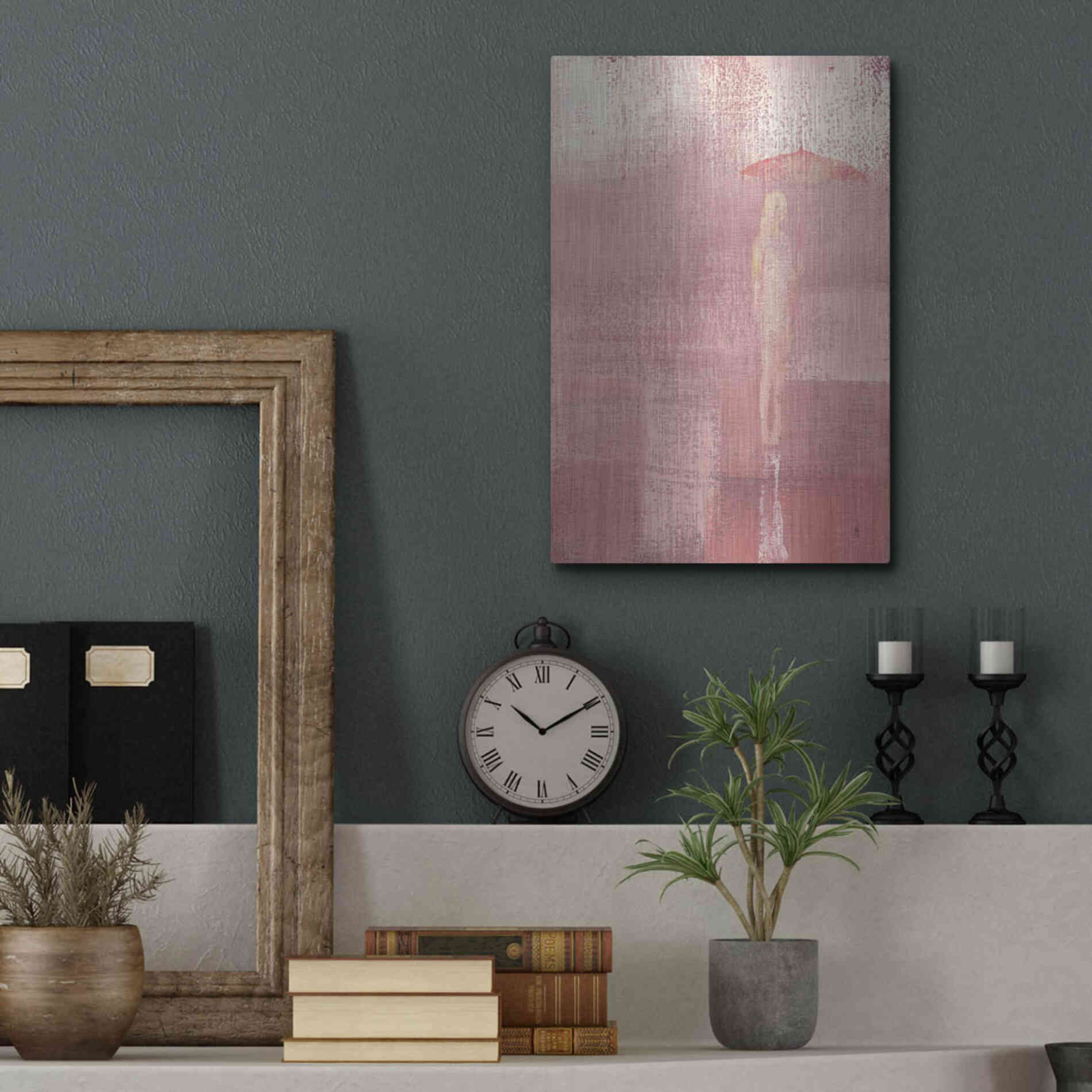 Luxe Metal Art 'Imagine I' by Studio Mousseau, Metal Wall Art,12x16