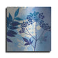 Luxe Metal Art 'Blue Sky Garden I' by Studio Mousseau, Metal Wall Art