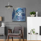 Luxe Metal Art 'Blue Sky Garden II' by Studio Mousseau, Metal Wall Art,24x24