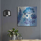 Luxe Metal Art 'Blue Sky Garden II' by Studio Mousseau, Metal Wall Art,24x24
