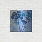 Luxe Metal Art 'Blue Sky Garden III' by Studio Mousseau, Metal Wall Art,24x24