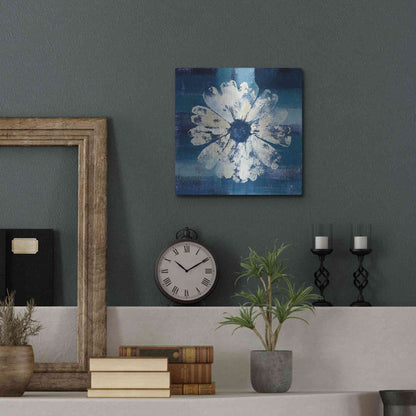 Luxe Metal Art 'Ocean Bloom II' by Studio Mousseau, Metal Wall Art,12x12