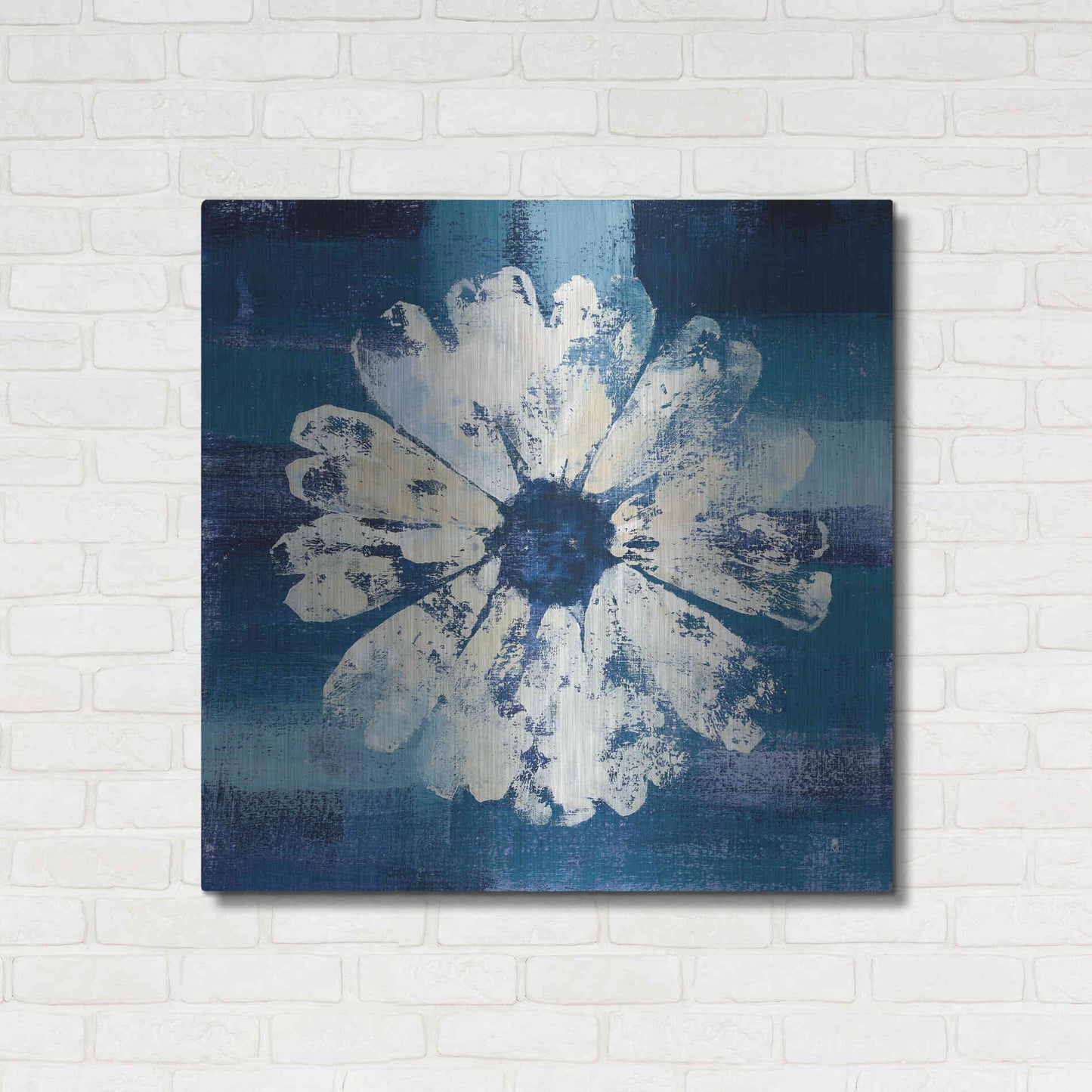 Luxe Metal Art 'Ocean Bloom II' by Studio Mousseau, Metal Wall Art,36x36