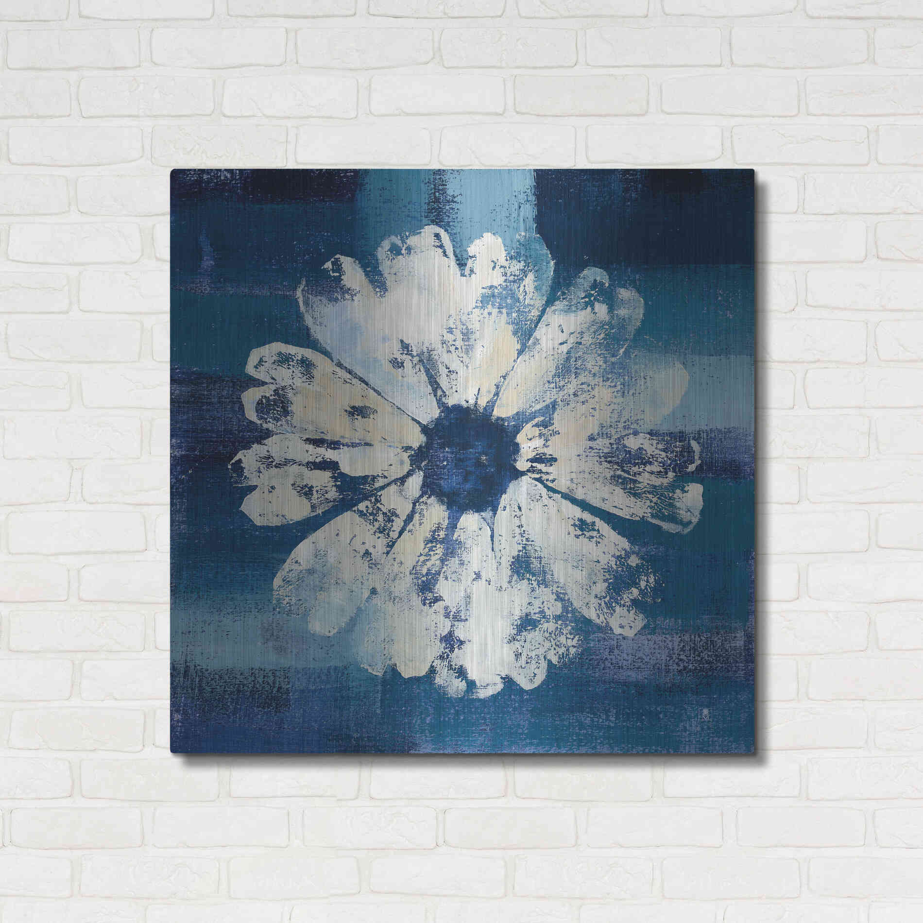 Luxe Metal Art 'Ocean Bloom II' by Studio Mousseau, Metal Wall Art,36x36