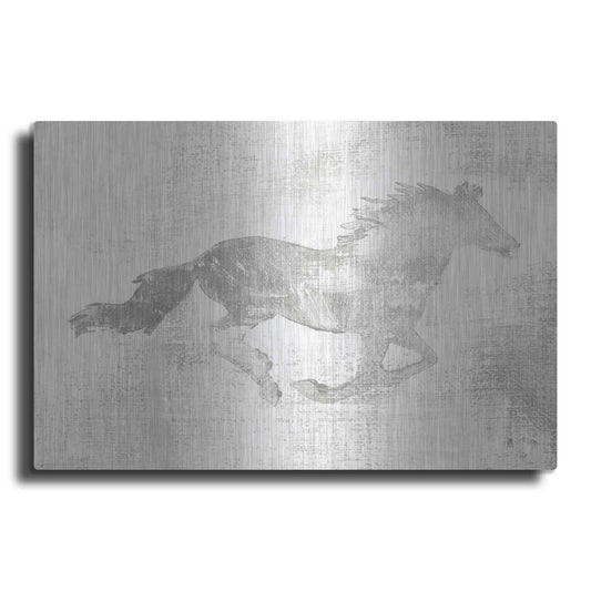 Luxe Metal Art 'Mustang Study Neutral' by Studio Mousseau, Metal Wall Art