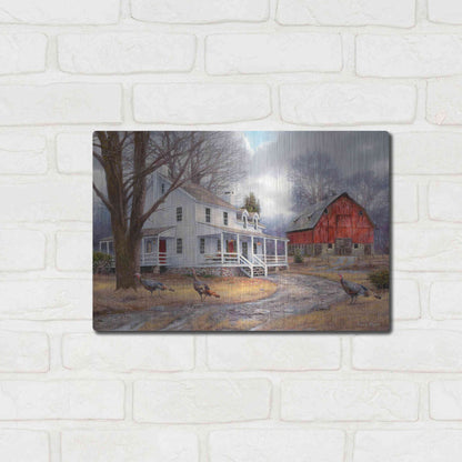 Luxe Metal Art 'The Way It Used To Be' by Chuck Pinson, Metal Wall Art,16x12