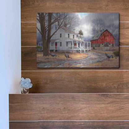 Luxe Metal Art 'The Way It Used To Be' by Chuck Pinson, Metal Wall Art,16x12