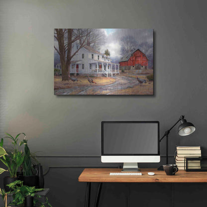 Luxe Metal Art 'The Way It Used To Be' by Chuck Pinson, Metal Wall Art,36x24