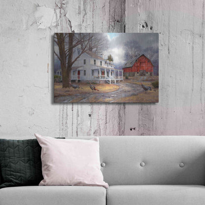 Luxe Metal Art 'The Way It Used To Be' by Chuck Pinson, Metal Wall Art,36x24