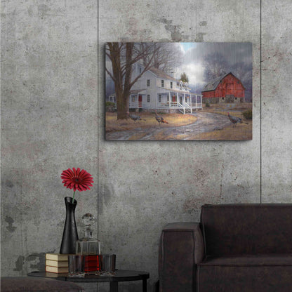 Luxe Metal Art 'The Way It Used To Be' by Chuck Pinson, Metal Wall Art,36x24