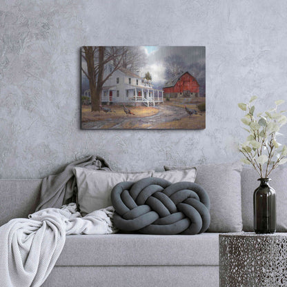 Luxe Metal Art 'The Way It Used To Be' by Chuck Pinson, Metal Wall Art,36x24