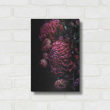 Luxe Metal Art 'Waratah Bouquet' by Elise Catterall, Metal Wall Art,12x16